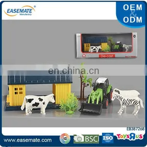 China Popular Product Diecast Farmer Truck Farm Toy Set thumbnail-1