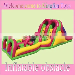 Factory Inflatable Obstacle Course With Slide thumbnail-1
