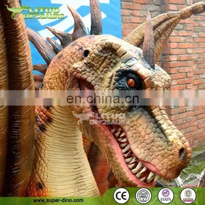 Park Playground Life Size Animatronic Dragon Model for Sale thumbnail-2