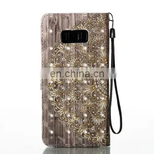 2017 New PU Leather+TPU Stand Leather Phone Case for Samsung Galaxy S8 Plus thumbnail-4