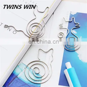 2018 Best-selling Promotion Children List Stationery Items for Schools , Cheap Cartoon Metal Animal Bookmarks for Books thumbnail-2