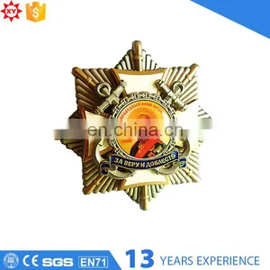 2017 Popular Custom Star Shape Metal Badge Lapel thumbnail-1