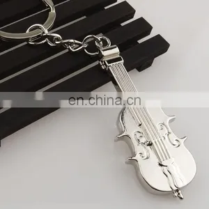 OEM High Quality Fashionable Custom Made Violin Keychain thumbnail-1