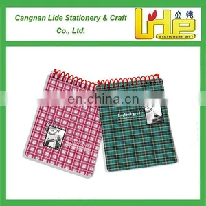 2016 Wholesale Custom Logo Printed Plastic Lattice Spiral Notebook thumbnail-1