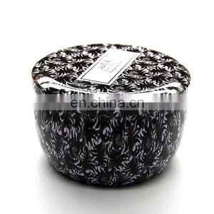 Unique Canned Scented White Soy Wax Metal Empty Tinned Candle thumbnail-2