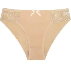 Yun Meng Ni Sexy Underwear Side Sexy Transparent Lace Briefs Soft Breathable Cotton Lady Panty Lingerie thumbnail-5
