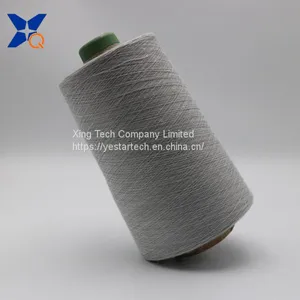 Natural Grey Yarn Ne21/1ply 20% Stainless Steel Fiber Blended With 80% Polyester Fiber-XTAA004 thumbnail-3
