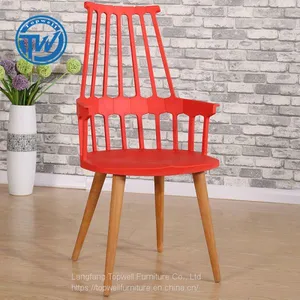 DC-6045 Topwell Hot Sale PP Plastic Chair Leisure Chair Dining Chair thumbnail-2
