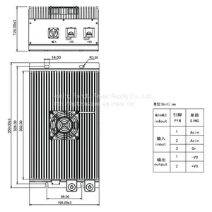 PAH-G Series 1500-3000W Single 24/48V ac to dc Converter thumbnail-2