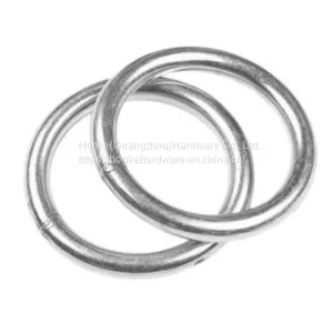 Round Closed Metal O Rings Solid Brass O Ring Copper O-ring For Bag or Boat thumbnail-1