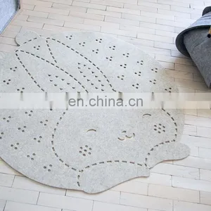 Soft Polyester Felt Kid Playmat and Kids Room Rug With Size Made to Order thumbnail-4