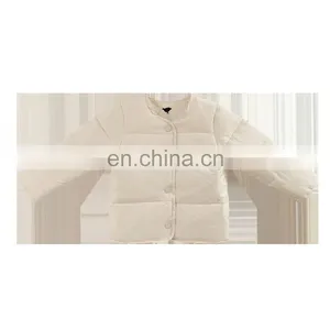 2020 Latest Design Warm Bear Embroidered Jacket for Girls Kids Baby Winter Cotton Padding Jacket thumbnail-1