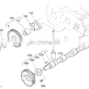 1A091-1601-0 Assy Camshaft V2403 Camshaft Assy for V2403 Engine thumbnail-1