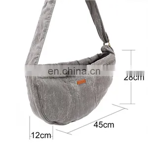 2020 New Shoulder Messenger Bag Cat And Dog Travel Bag Retro Korean Style Pet Out Bag Backpack thumbnail-4