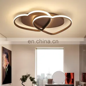 New Design Love Wedding Room Ceiling Lamp Aluminum Creative Chandelier Bedroom Lamp thumbnail-2