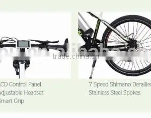 Lithium Battery Aluninum Electric Bicycle thumbnail-2