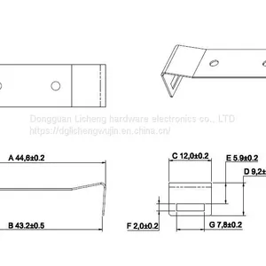 ETD39 Clamp,etd39 Clips,FK-ETD39 Transformer Clips,SUS301 Stainless Steel Material. thumbnail-3