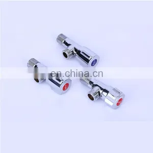 High Quality Health Faucet Accessories Forged Brass Angle Valve thumbnail-2