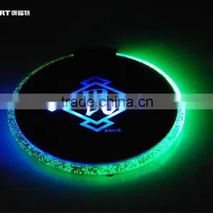 Mini Colorful Round Illuminated Sticker Coaster thumbnail-5