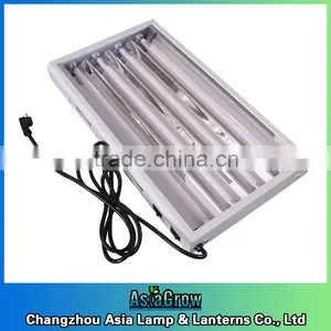 T5 Grow Lights for Home, Hydroponics, Agriculture and Greenhouse / T5 HO Fluorescent Lamp Fixture 24w 2ft 4bulb thumbnail-1