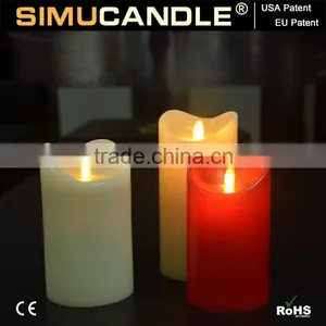 Dancing Flame Led Candle With Realistic Flame With USA and EU Patent With Remote thumbnail-1