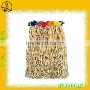 Khaki Long Hula Skirts for Summer Party thumbnail-1