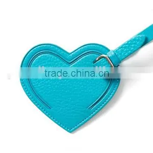 Colorful Genuine Cowhide Leather Luggage Parts Baggage Tags Travel Accessories for Decoration thumbnail-3