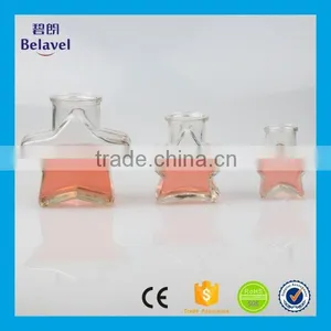 Xuzhou Factory Supply Five Star Shaped Cheap Clear Glass Bottle thumbnail-6