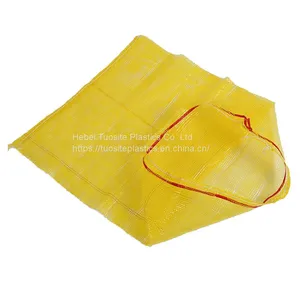 Drawstring Mesh Bag/ PP Plastic Tubular Mesh Net Packing Bags For Vegetable Fruit Packing thumbnail-1