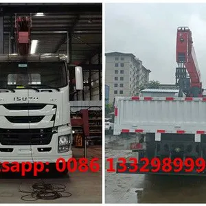 Good Quality and Best Price ISUZU 6*4 GIGA Cargo Truck With Crane for Sale thumbnail-2
