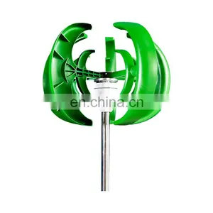 Hot Sale 100W 200W 300W 400W 500W Red Lantern Green Lantern Dragon Blue Lantern Wind Turbine Vertical Axis Small Wind Turbine thumbnail-2