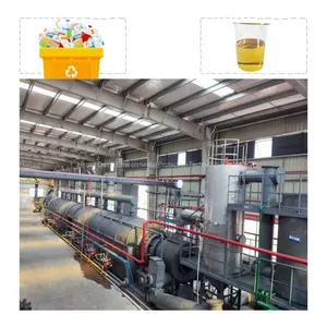 Best DOING Waste Plastic Pyrolysis Plant With Low Cost PE PP PS ABS Plastic Pyrolysis Gengerator thumbnail-1