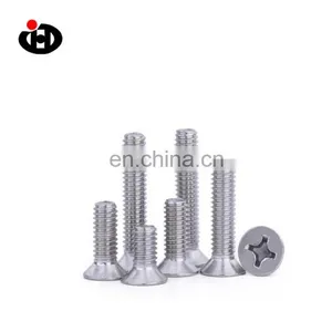 China Sell High Quality ISO9001 Stainless Steel Cross Countersunk Head DIN965 Machine Screws thumbnail-4