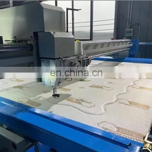 2022 Factory Supply Long Arm Ultrasonic Mattress Quilting Embroidery Machine for Mattress Fabric Sewing Quilt Machine thumbnail-5