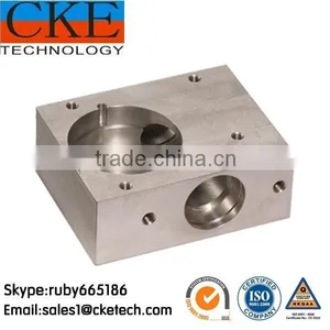 OEM CNC Milling Aluminum Housing Parts Precision Aluminum Blocks thumbnail-1