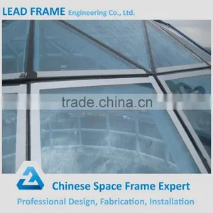 High Standard Space Frame Dome Steel Building With Glass Roof thumbnail-5