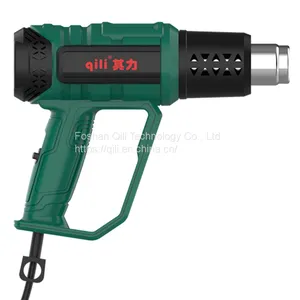 Qr611A Industrial Electric Hot Air Gun Thermoregulator LCD Heat Guns Shrink Wrapping Thermal Heater Nozzle thumbnail-3