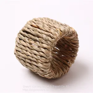 Factory Best Wholesale Price Of Handmade Natural Fiber Napkin Rings thumbnail-3