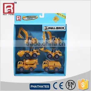 6 In 1 Mini Construction Trucks Playset thumbnail-1