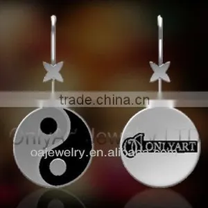 Hot Sell Cheap Sterling Silver Jewelry Fashion Antique Silver Earring for Friend Paypal on Line thumbnail-1