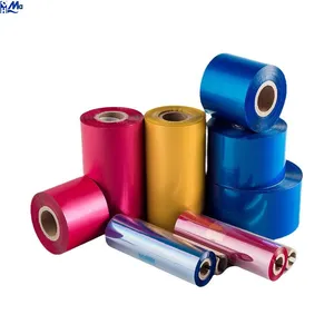Custom Color Print Premium Wax Resin Barcode Ink Labels Thermal Transfer Printer Ribbon thumbnail-2
