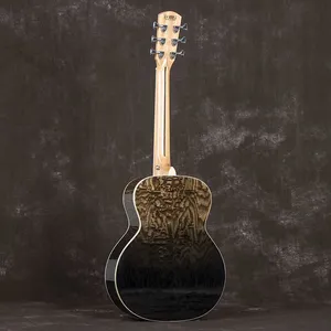 36inch Otis Guitar Instrument Colorful Guitar AM-Black Mini Guitar Travel Acoustic Guitar Wholesaler thumbnail-3