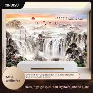 Xindishu Fish-belly White High-gloss Precision-printed Background Wall, a Popular Internet Product From the Source Manufacturer thumbnail-1