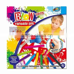 Blow Pens Fantasy Set A0266 FOR Child Diy Paint thumbnail-1