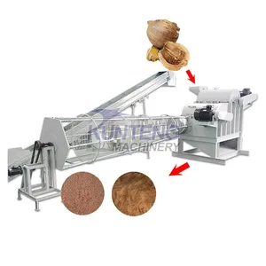 Efficient Coconut Husk Processing Line Fiber Extraction Machine Coco Peat-making Machine thumbnail-1
