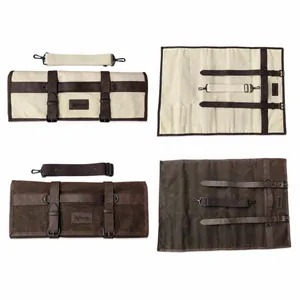 Vintage Canvas Roll-Up Tool Bag thumbnail-5