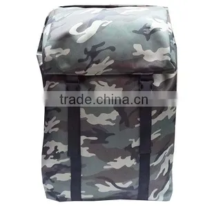 Drawstring Closure Military Green Camouflage 600D Polyester Large Backpack for Men thumbnail-2