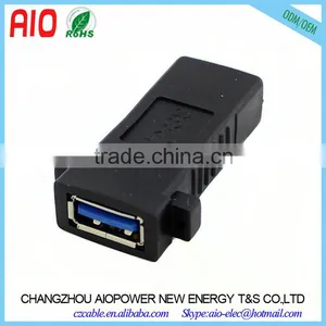 Female to Female Extension Exteder Coupler USB3.0 Adapter With Panel Mount Holes thumbnail-2