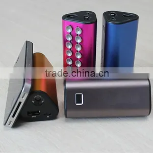5v Trilateral+Cupula 6000/6600/7800/8400mAh High Capacity External China Portable Power Bank for Smartphone/ipad thumbnail-1