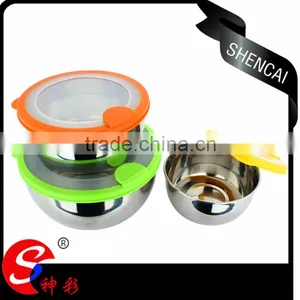 Home Garden Tableware Series Keep Food Fresh Stainless Steel Container Food Bowl for Picnic Party thumbnail-1